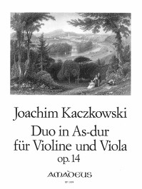 BP 1094 • KACZKOWSKI Duo A flat major op. 14 - Parts