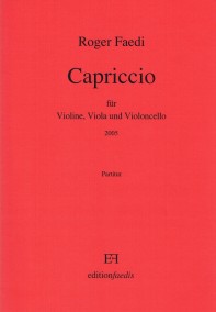 FAE022 • FAEDI - Capriccio, - Partitur und 3 Stimmen